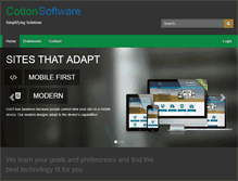 Tablet Screenshot of cotton-software.com